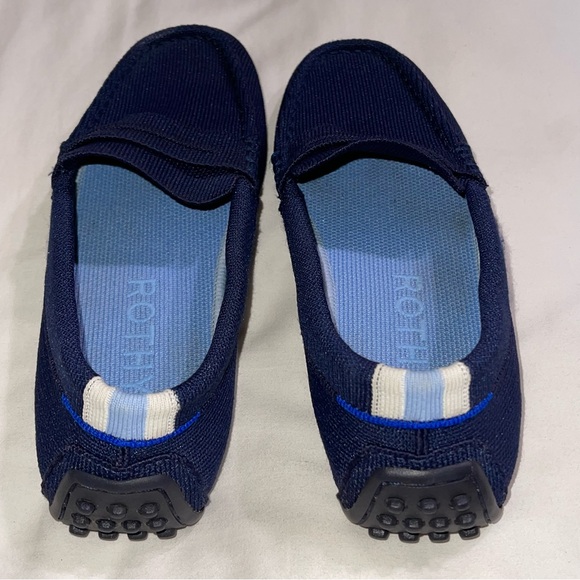 Rothy's The Driving Loafer Flat Slip-On Navy Blue size 6.5 - Picture 4 of 9